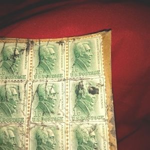 Authentic rare Andrew Jackson 1 cent U.S.Postage stamp